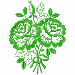 Flowers And Tree Embroidery Design 7 Flowers And Tree Embroidery Design 7